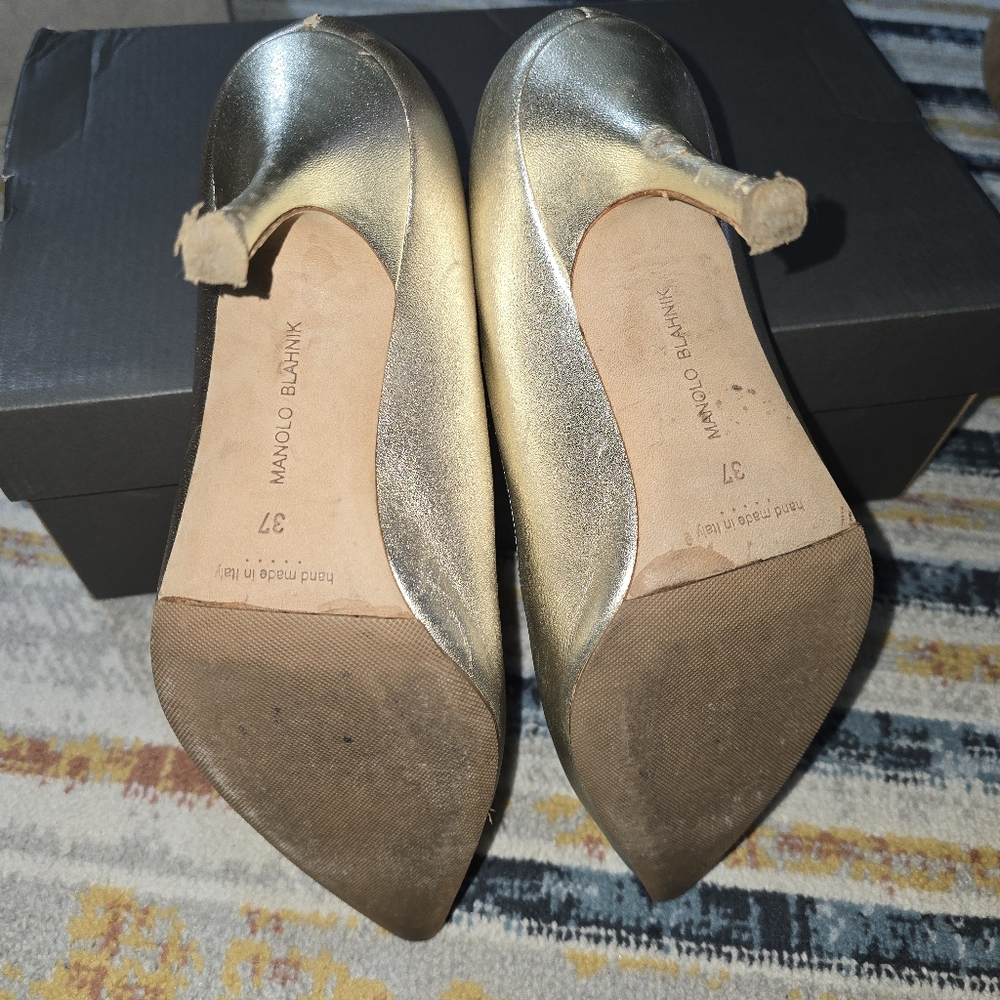 Manolo Blahnik Shoes Size 37 - Picture 4 of 6